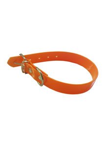 COLLAR BIOTHANE NARANJA 50 cm.